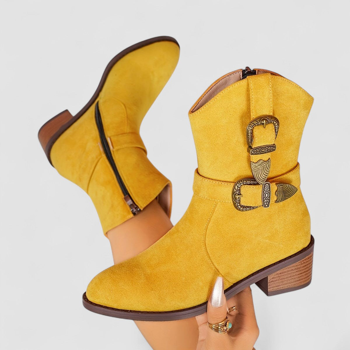 Rosa | Orthopädische Westernstiefel