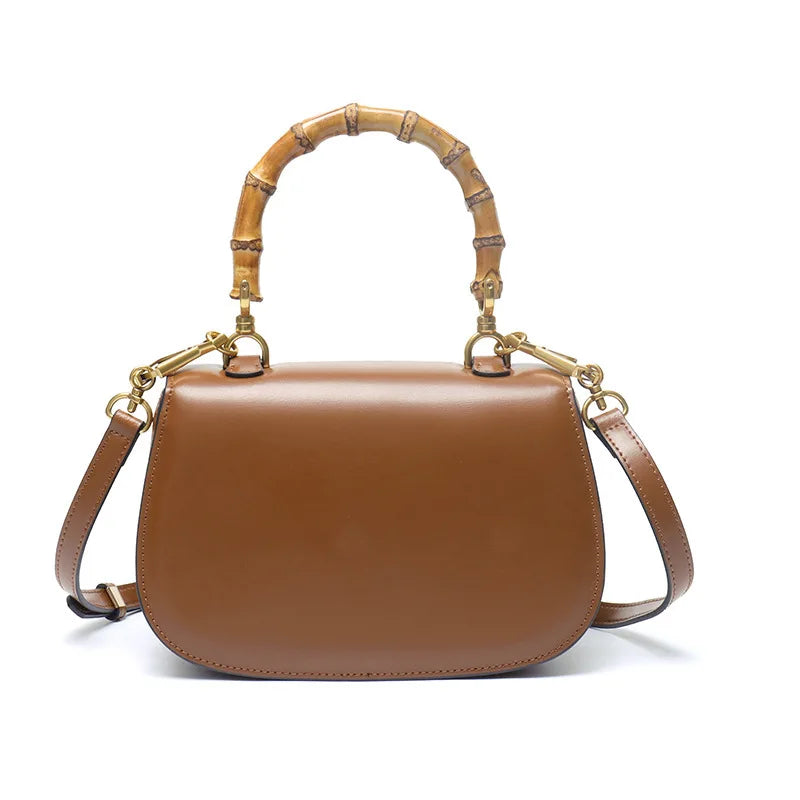 The Astor | Henkeltasche mit Bambusgriff