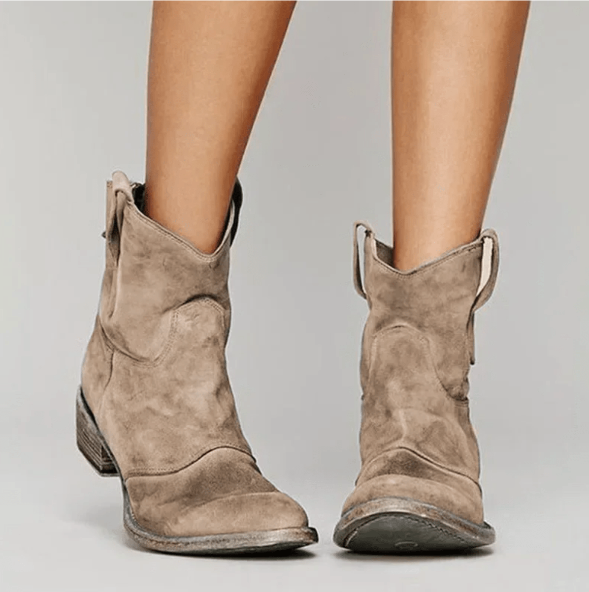 Charlotte | Orthopädische Stiefeletten aus Velours
