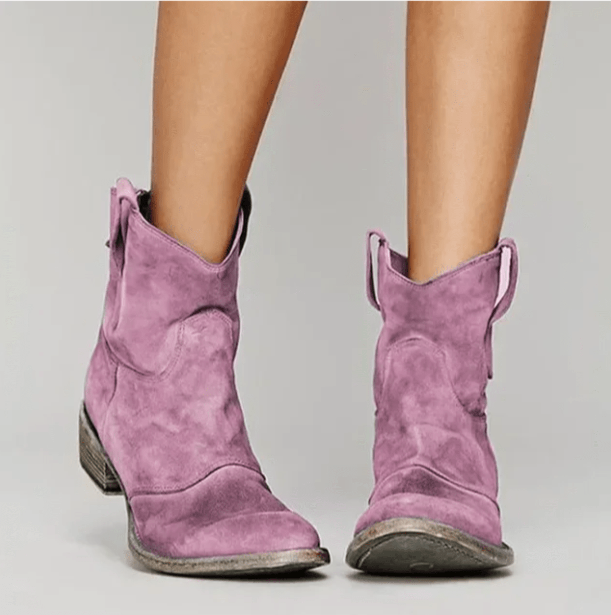 Charlotte | Orthopädische Stiefeletten aus Velours