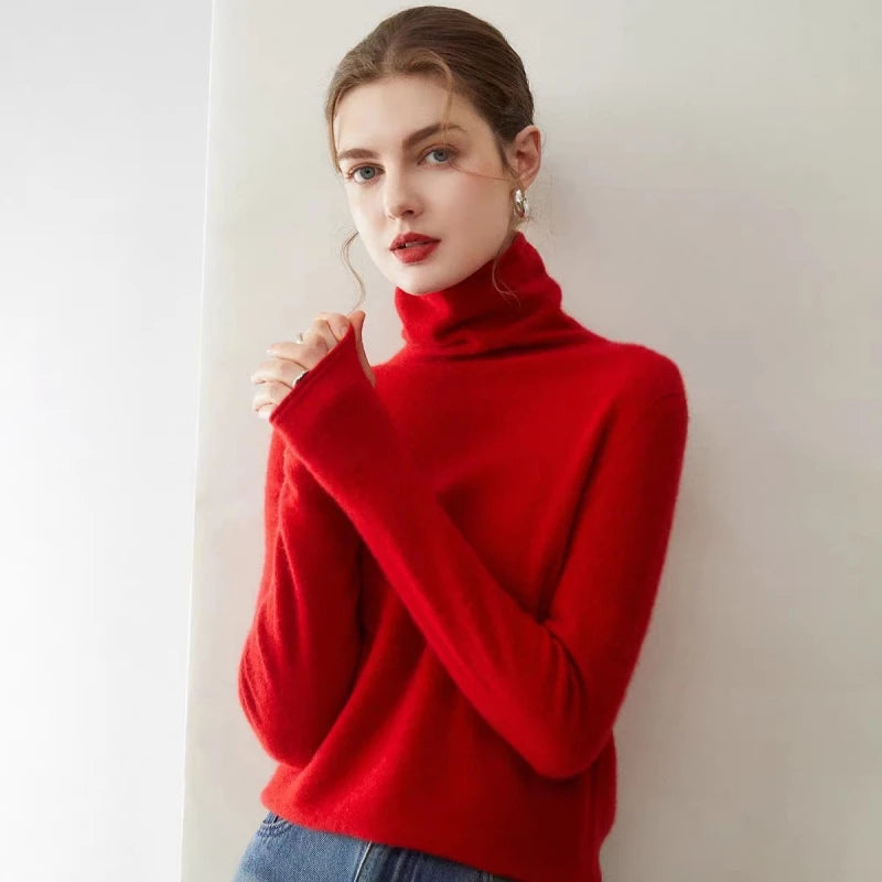 NobleLoft Merino-Rollkragenpullover