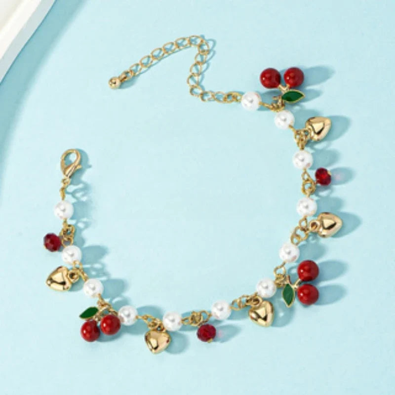 Blossom | Perlenarmband mit Blütendetail