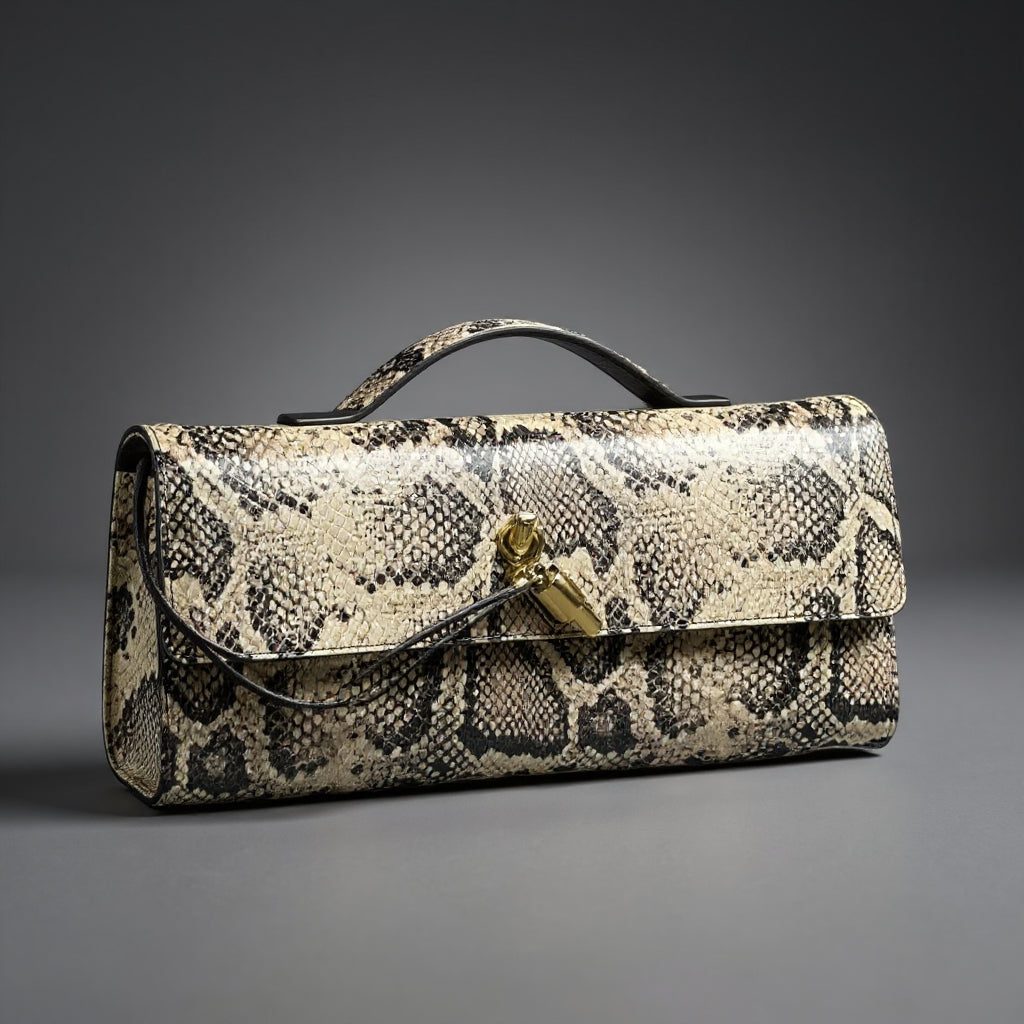 Sammi | Clutch in Schlangenoptik