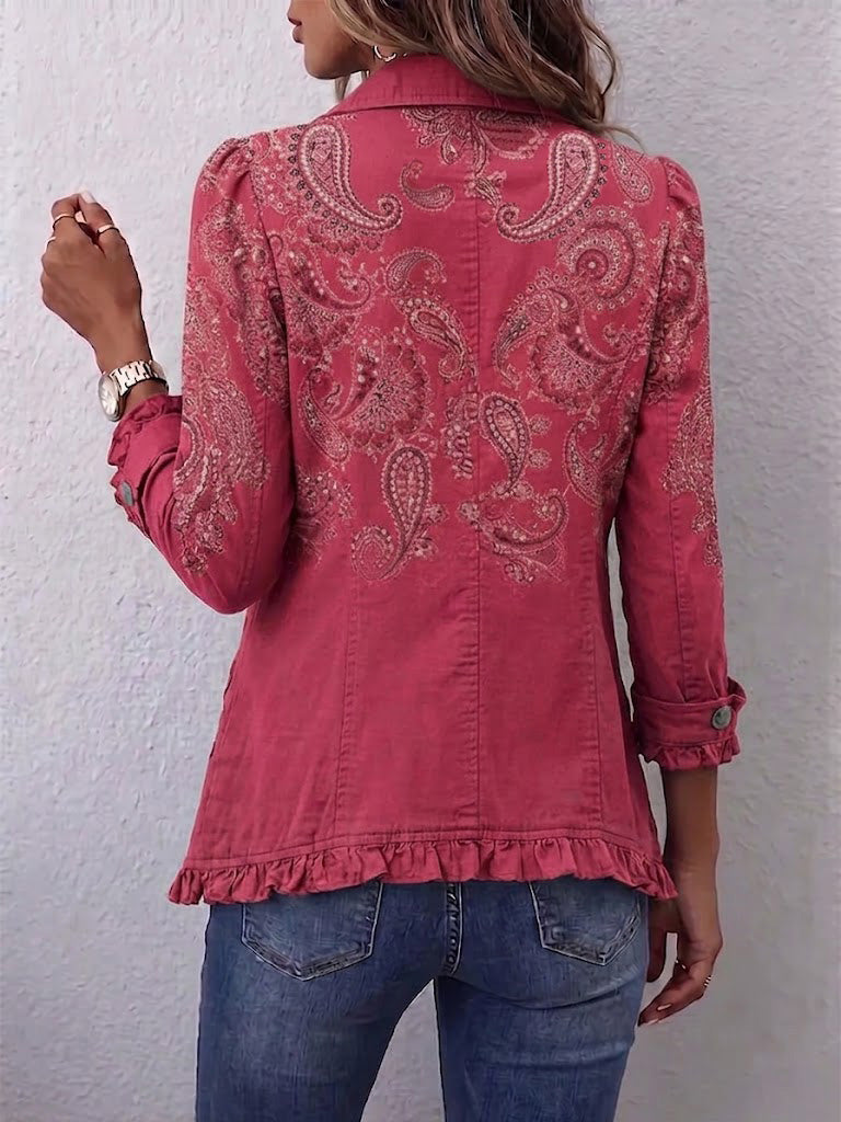 Anouk | Vintage-Jacke mit Paisley-Druck