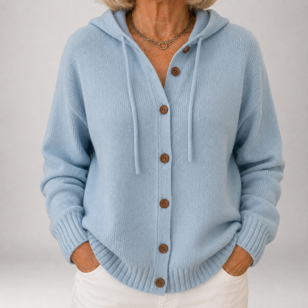 Sorrel | Strickjacke mit Kapuze und Kordelzug
