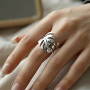 Monstera | Ring mit Blattmotiv