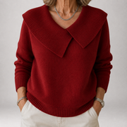 Solenne | Oversize-Pullover mit Schalkragen