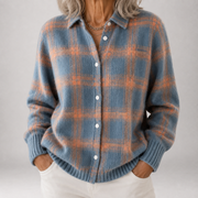 Sabine | Hemdjacke aus weichem Karostoff