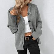 Brittan | Strickcardigan mit Knöpfe