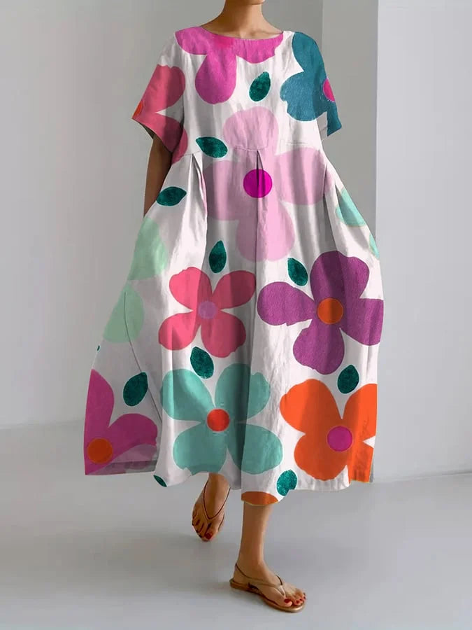 Eli | Sommerkleid mit Blumendruck