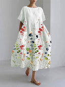 Flereti | Fließendes Sommerkleid mit Blumen