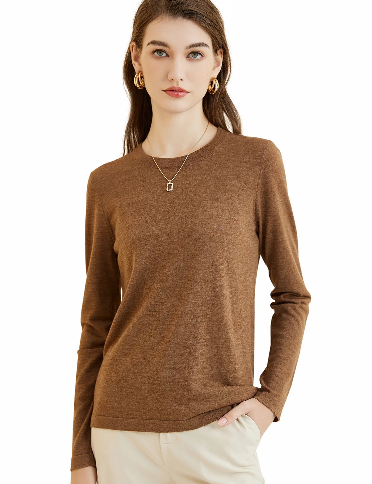 EDEL Merino Langarmshirt Damen