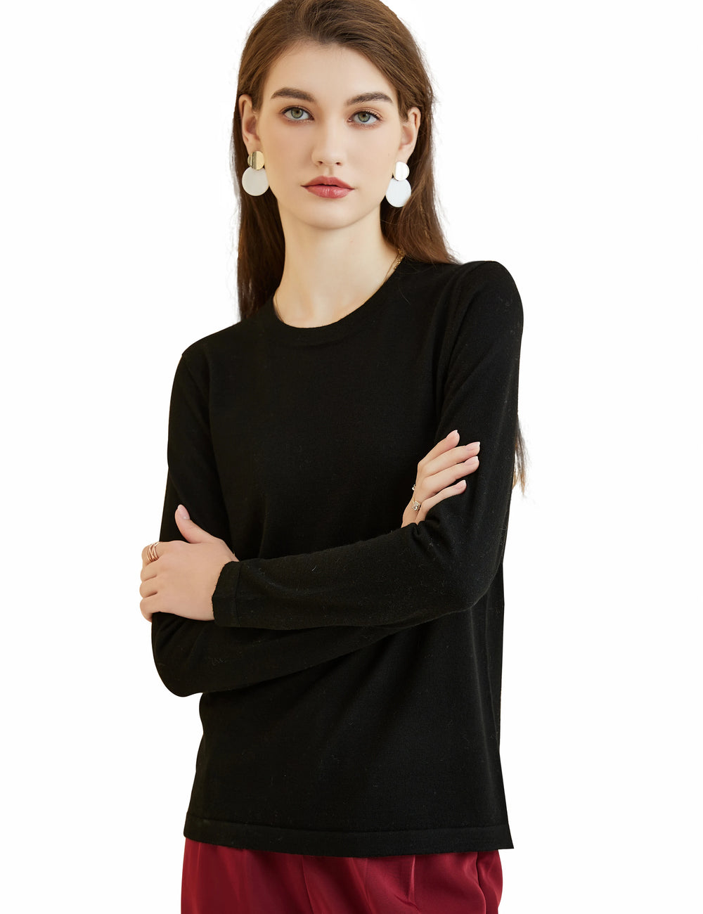 EDEL Merino Langarmshirt Damen