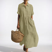 LYSANDRA | Luftiges Sommerhemdkleid