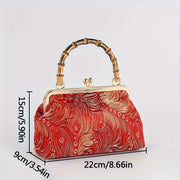 Zaria | Handtasche mit Bambusgriff