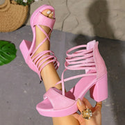 Celeste | Riemchensandalen mit Blockabsatz