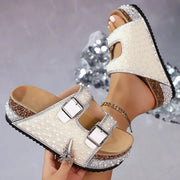 Isabelle | Sandalen mit Perlendetail