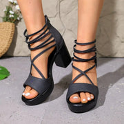 Celeste | Riemchensandalen mit Blockabsatz