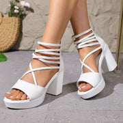 Celeste | Riemchensandalen mit Blockabsatz