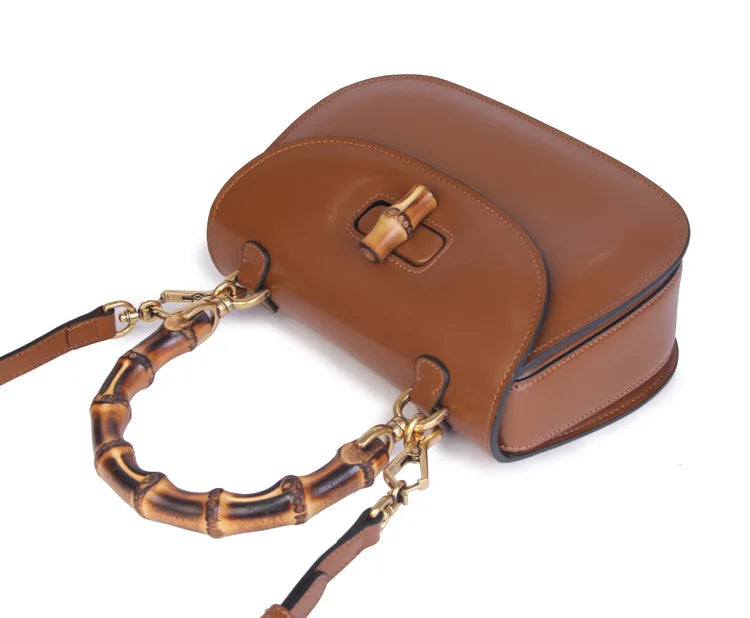 The Astor | Henkeltasche mit Bambusgriff