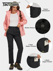 ENZIAN Winter-Softshellhose Damen, anthrazit