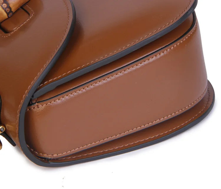 The Astor | Henkeltasche mit Bambusgriff