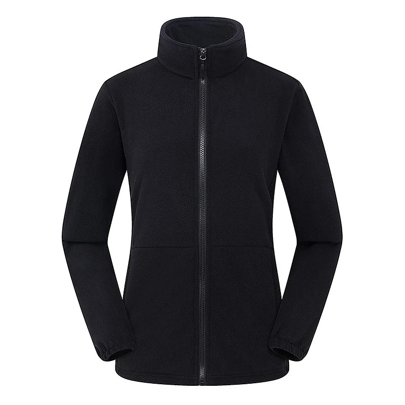 LightLoft Polarfleece-Jacke, Schwarz