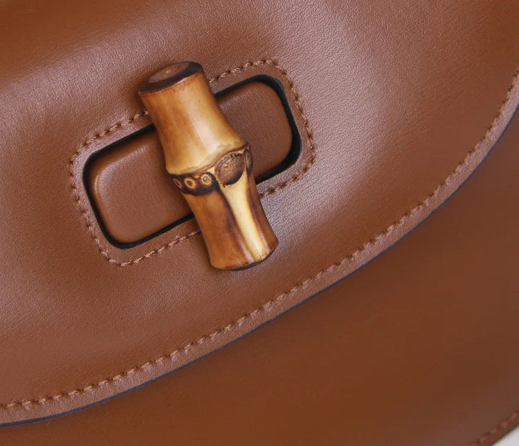 The Astor | Henkeltasche mit Bambusgriff