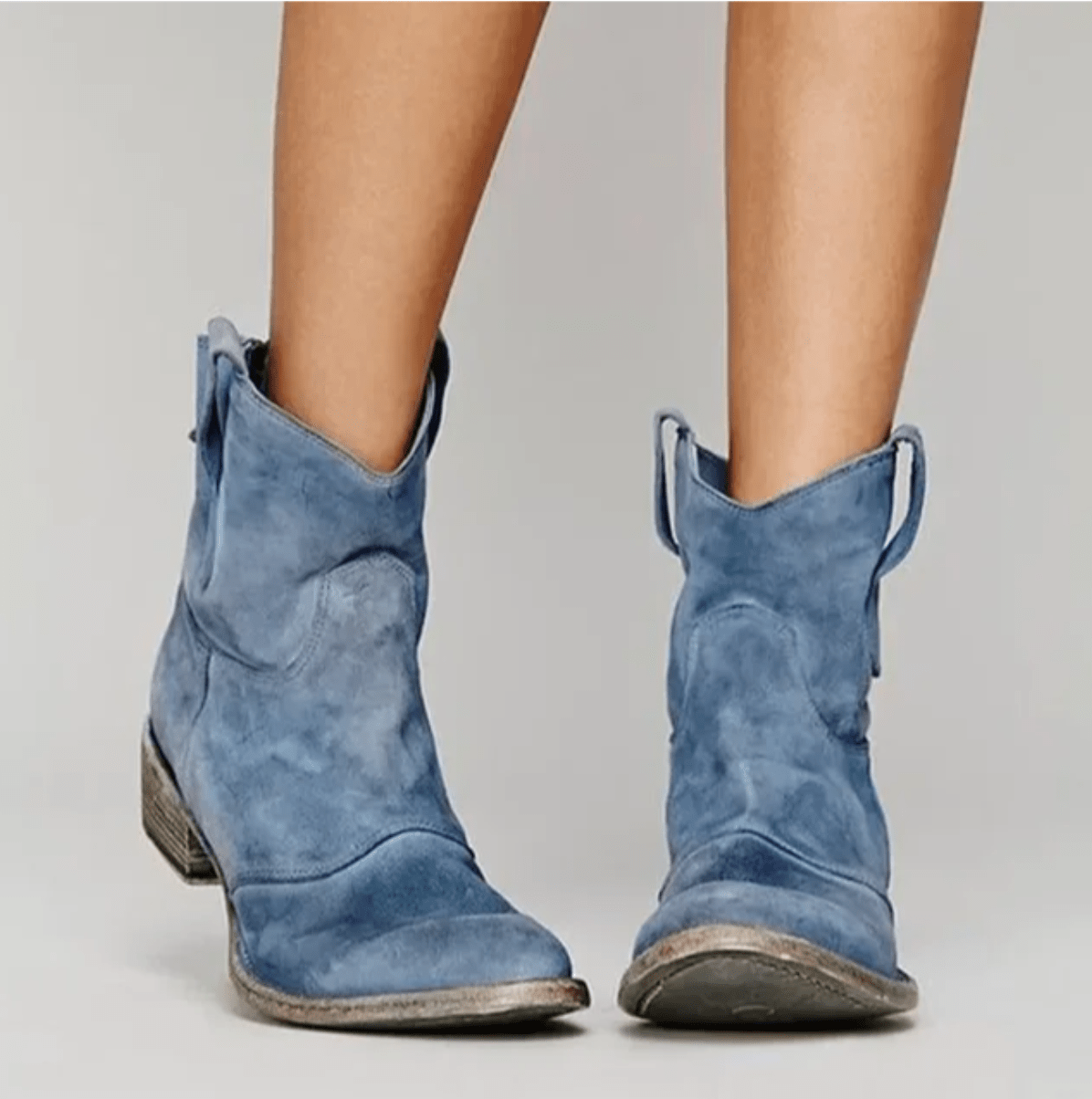 Charlotte | Orthopädische Stiefeletten aus Velours