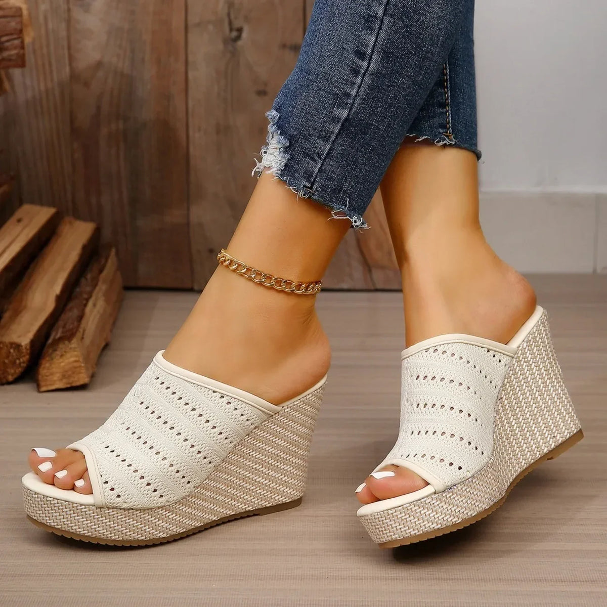 Amelie | Keilsandalen