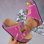 Isabelle | Sandalen mit Perlendetail