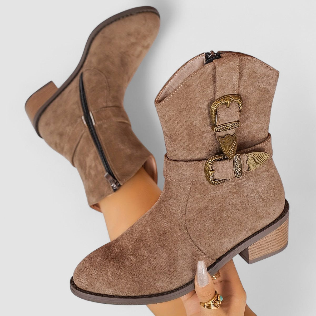 Rosa | Orthopädische Westernstiefel