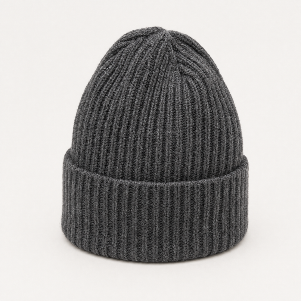 Thermo-Strickmütze, gerippt