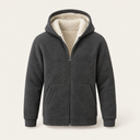 LODEN | Fleece-Hoodie mit Sherpa-Kapuze