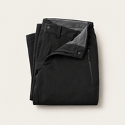 Fleecegefütterte Winterhose in Schwarz