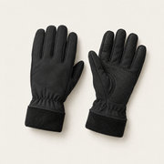 Schwarze wasserdichte Winterhandschuhe