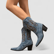 Selena | Orthopädische Stiefeletten in Denim-Optik