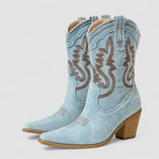 Selena | Orthopädische Stiefeletten in Denim-Optik