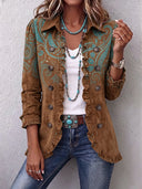 Goldenridge | Jacke mit Paisley-Druck
