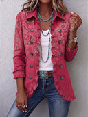 Anouk | Vintage-Jacke mit Paisley-Druck