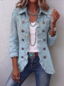 Estrella | Vintage-Jacke mit Paisley-Druck